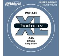 D'Addario PSB145 ProSteels Bass Guitar Single String, Long Scale, .145