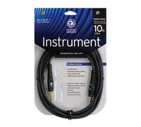 D'Addario PW-GS-10 Custom Series Stereo TRS Cables 10'.Lifetime Warranty