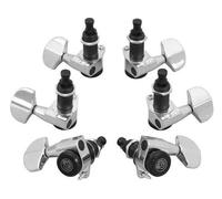 D'Addario PWAT-331L Auto Trim Locking Tuners Machine Heads Chrome VERSION