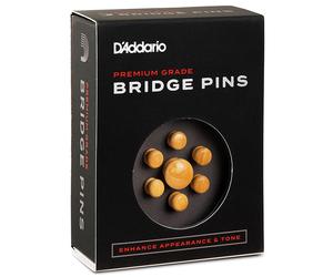 D'Addario PWPS6 Premium Acoustic End & Bridge Pin set, Boxwood