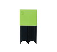 D'Addario Reed Guard - Sax and Clarinet Reed Case - Fits Reeds for Bass Clarinet, Contrabass Clarinet, Tenor Saxophone, and Baritone Saxophone - Holds 4 Reeds - Prevents Warping - Green