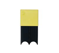 D'Addario Reed Guard - Sax and Clarinet Reed Case - Fits Reeds for Bass Clarinet, Contrabass Clarinet, Tenor Saxophone, and Baritone Saxophone - Holds 4 Reeds - Prevents Warping - Yellow