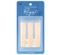 D'Addario Rico Royal 1.5 Strength Reeds for Tenor Sax (Pack of 3)