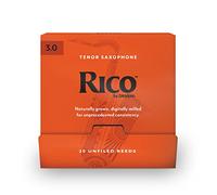 D'Addario Rico Tenor Saxophone Reeds, Strength 3, Individually Sealed, Pack of 25