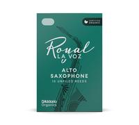 DAddario Royal La Voz Organic Alto Saxophone Reeds Medium-Hard (10 Pack)