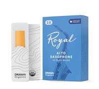 D'Addario Woodwinds - Royal Alto Saxophone Reeds - Alto Sax Reeds with Strong Spine - Alto Saxophone Reeds - Great for Classical or Jazz - Strength 2.0, 10-Pack