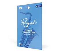 D'Addario Woodwinds - Royal Tenor Saxophone Reeds - Tenor Sax Reeds with Strong Spine - Tenor Saxophone Reeds - Great for Classical or Jazz - Strength 2.0, 3-Pack