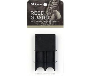 D'Addario Sax/Saxophone Reed Guard Small for Alto, Holds 4, Black DRGRD4ACBK