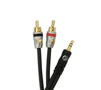 Planet Waves RCA to Stereo Minijack Cable 5ft