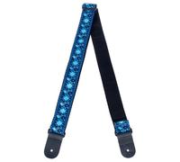 Planet Waves T20W1418 D'Addario Woven Guitar Strap - Guitar Accessories - Electric Guitar Strap, Acoustic Guitar Strap, Acoustic Electric Guitar Strap & Bass Guitar Strap - Monterey 2 - Blue - 2" Wide