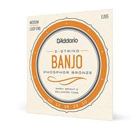 D'Addario Banjo Strings EJ55 – 5-String Phosphor Bronze Medium 10-23