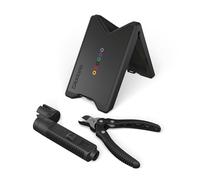 D'Addario Tour Grade Guitar String Changing Kit - Peg Winder/Bridge Pin Puller Tool, Cutter & Storage Case with Built-In Neck Rest - Tools for Setup, Repair, Maintenance