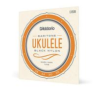 D'Addario Baritone Ukulele Strings EJ53B Pro-Arte Rectified – Black Nylon, 4-String Set, Pack of 1