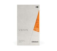 D'Addario VENN G2 Synthetic Alto Saxophone Reeds - Alto Sax Reeds with Advanced Synthetic Reed Construction of Polymer Fibers, Resin, Natural Cane - Strength 3.5