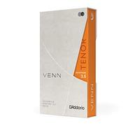 D'Addario VENN G2 Synthetic Tenor Sax Reeds - Tenor Saxophone Reeds with Advanced Synthetic Reed Construction of Polymer Fibers, Resin, Natural Cane - Strength 3.5