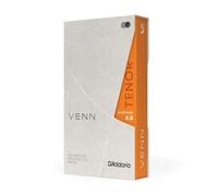 D'Addario VENN G2 Synthetic Tenor Sax Reeds - Tenor Saxophone Reeds with Advanced Synthetic Reed Construction of Polymer Fibers, Resin, Natural Cane - Strength 4.0
