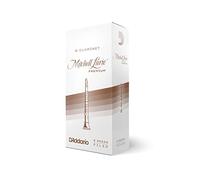D'Addario Woodwinds Mitchell Lurie Premium Bb Clarinet Reeds - Filed, Featuring Thinner Tip, Thicker Spine - Strength 2.0, 5-Pack