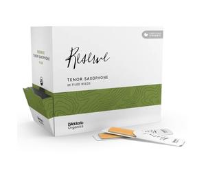 D'Addario Woodwinds ODKR0130-B25 Organic Reserve Tenor saxophone straws, 3.0, 25-pack