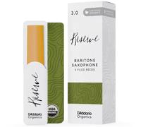 DAddario Organic Reserve Baritone Saxophone Reeds 3 (5 Pack)