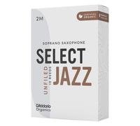 DAddario Organic Select Jazz Unfiled Soprano Sax Reeds 2M (10 Pack)