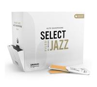 D'Addario Organic Select Jazz Filed Alto Saxophone Reeds - Sax Reeds - Individually Sealed - 2 Hard, 25 Pack