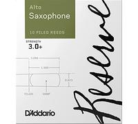 D'Addario Woodwinds Reserve Alto Saxophone Reeds, Strength 3.0+, 10-Pack