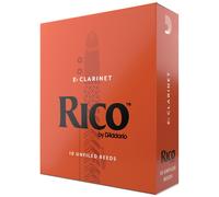 D'Addario Rico Eb Clarinet Reeds - Strength 2.5 - For Beginners, Students & Educators - 10-Pack