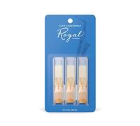 D'Addario Woodwinds - Royal Alto Saxophone Reeds - Alto Sax Reeds with Strong Spine - Alto Saxophone Reeds - Great for Classical or Jazz - Strength 3.0, 3-Pack