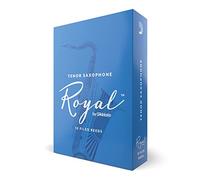D'Addario Woodwinds - Royal Tenor Saxophone Reeds - Tenor Sax Reeds with Strong Spine - Tenor Saxophone Reeds - Great for Classical or Jazz - Strength 3.5, 10-Pack