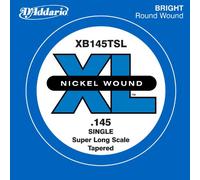 D'Addario XB145TSL .145 Nickel Wound Super Long Scale Tapered Single String for Bass Guitar