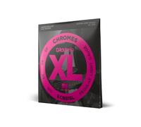D'Addario XL Chromes Flatwound Bass Strings, 45-100, Super Long Scale | XL Chromes flatwound bass strings deliver smooth feel, warm tone, reduced finger noise and exceptional durability.