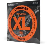 D'Addario XL Chromes Flatwound Electric Guitar Strings ECG23, 10-48 | XL Chrome