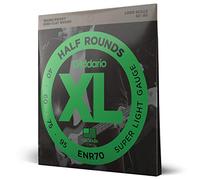D'Addario Bass Guitar Strings, XL Nickel Half Rounds, ENR70, Long Scale, Super Light Gauge 40-95, 4-String Set, Pack of 1
