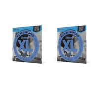 D'Addario XL Nickel Electric Guitar Strings - EJ21 - Perfect Intonation, Consistent Feel, Reliable Durability - Jazz Light (Pack of 2)