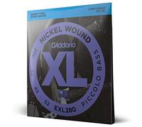 D'Addario Bass Guitar Strings EXL280 – XL Nickel, 4-String 20-52 Piccolo Long Scale
