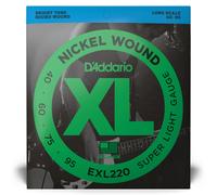 DAddario EXL220 Bass Guitar Strings Super Light 40-95 Long Scale