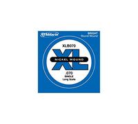 D'Addario XLB070 .070 Long Scale Nickel Wound Single String for Bass Guitar
