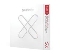 D'Addario Acoustic Guitar Strings, XS 80/20 Bronze Coated, XSABR1356, Medium Gauge 13-56, 6-String Set, Pack of 1