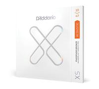 D'Addario XS Acoustic Guitar Strings, Phosphor Bronze, Extra Light, 10-47