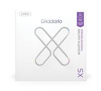 D'Addario XS Phosphor Bronze 11-52 Acoustic Guitar Strings, 2-Pack