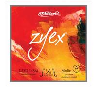 D'Addario Zyex Violin Bulk 10 A 1/8 Med (DZ3121/8M-B10)