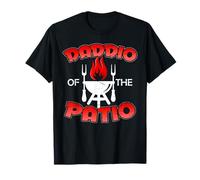 Daddio Of The Patio BBQ Grill Barbecue Father's Day T-Shirt