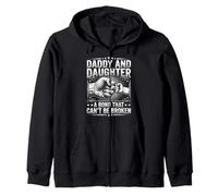 Daddy and Daughter A Bond That Can't Be Broken Father's Day Zip Hoodie