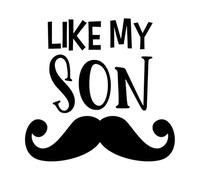 Daddy and me Typography Set Wall Vinyl Sticker Decor 42x44cm Store Decoration Black