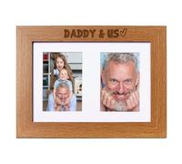 Daddy and Us Photo Picture Frame Double 6x4 Inch