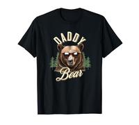 Daddy Bear Funny Father's Day Papa Forest Grizzly Brown T-Shirt