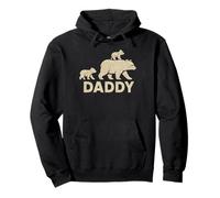 Daddy Bear with Two Cubs Family Father Pullover Hoodie