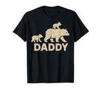 Daddy Bear with Two Cubs Family Father T-Shirt