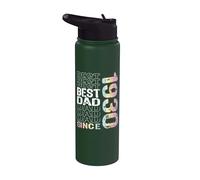 Daddy Best Dad Ever Since 1930 Stainless Steel Insulated Water Bottle