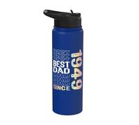 Daddy Best Dad Ever Since 1949 Stainless Steel Insulated Water Bottle